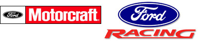 Ford Motorcrafr und Ford Racing Logo